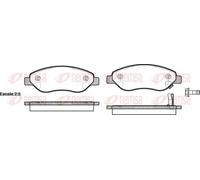 REMSA 1276.01 Brake pad set