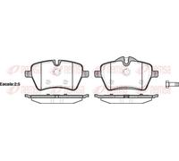 REMSA 1277.00 Brake pad set