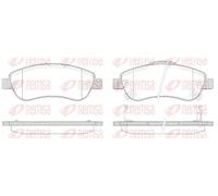 Brake pads Front Axle 1289.02 REMSA for HONDA CR-V III CR-V IV