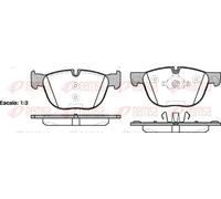 REMSA 1297.00 Brake pad set
