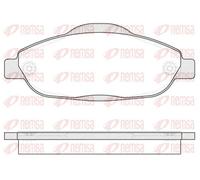 Brake pads Front Axle 1323.00 REMSA for PEUGEOT 308 I 308 SW I 308 CC 3008 I MPV