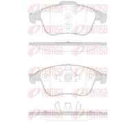 Brake pads Front Axle 1350.30 REMSA for RENAULT MEGANE III Hatchback SCÉNIC III