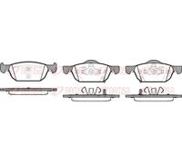 Brake pads Front Axle 1384.02 REMSA for HONDA CIVIC IX ACCORD VIII