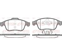 Brake pads Front Axle 1389.00 REMSA for RENAULT MEGANE III Hatchback MEGANE CC