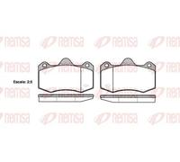 REMSA 1404.00 Brake pad set