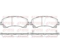 Brake pads Front Axle 1407.00 REMSA for ISUZU RODEO I D-MAX I Platform/Chassis