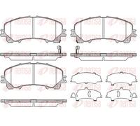 Brake pads Front Axle 1407.12 REMSA for INFINITI NISSAN