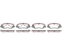 Brake pads Front Axle 1409.10 REMSA for LAND ROVER DISCOVERY IV RANGE ROVER IV
