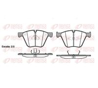 Brake pads Front Axle 1419.00 REMSA for BMW 7 X6 X5 5 Gran Turismo