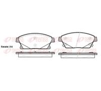 REMSA 1431.02 Brake pad set