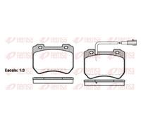 Brake pads Front Axle 1444.01 REMSA for ALFA ROMEO BRERA SPIDER 159 Sportwagon