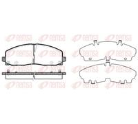 REMSA 1484.04 Brake pad set