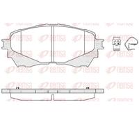BRAKE PAD SET DISC BRAKE 1538.04 FOR MAZDA PY-Y8/ZA 2.5L PEXL/PEY7/PEY5PE 2.0L