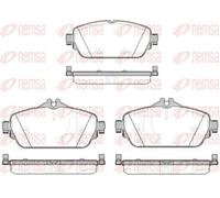 REMSA 1592.08 Brake pad set