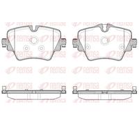 REMSA 1625.08 Brake pad set