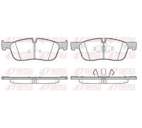 REMSA 1633.00 Brake pad set