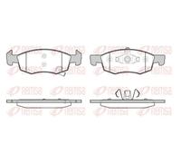 BRAKE PAD SET DISC BRAKE 1634.02 FOR VAUXHALL CORSA/Mk/IV/VAN CORSAVAN OPEL
