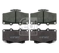 Brake Pads Set fits TOYOTA LAND CRUISER 4.2D Front 90 to 01 04465YZZAF Febi New
