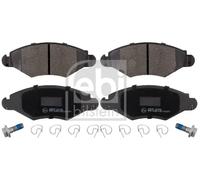 Brake Pads Set fits PEUGEOT 206 1.9D Front 98 to 07 E172131 1609252980 425308