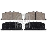 Brake pads Front Axle 16581 FEBI BILSTEIN for TOYOTA COROLLA Liftback COROLLA