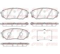 REMSA 1661.02 Brake pad set