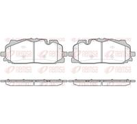 REMSA 1667.00 Brake pad set