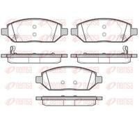 REMSA 1674.02 Brake pad set