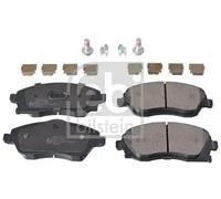 Brake Pads Set fits VAUXHALL COMBO C Front 1.4 1.3D 1.7D 01 to 12 009200108 Febi