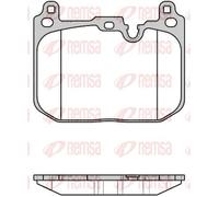 Brake pads Front Axle 1680.00 REMSA for MINI MINI MINI CLUBMAN MINI Convertible