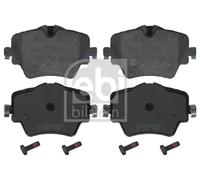 febi bilstein Brake Pad Set 16908 with securing bolts, 1 unit