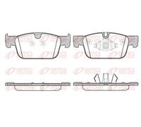 Brake pads Front Axle 1692.10 REMSA for VOLVO V90 II Estate S90 II XC60 II