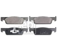 Brake pads Front Axle 16965 FEBI BILSTEIN for DACIA RENAULT SMART