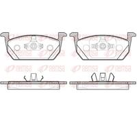 REMSA 1710.00 Brake pad set