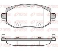 REMSA 1724.08 Brake pad set