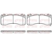 REMSA FRONT DISC BRAKE BRAKE PAD SET 174902 FOR FORD USA