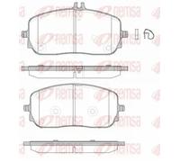 REMSA 1826.00 Brake pad set