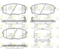 Brake pads Front Axle 21038.12 ROADHOUSE for HYUNDAI KIA