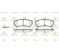 Brake pads Front Axle 21196.02 ROADHOUSE for MAZDA 6 Hatchback 6 Estate 6 Saloon