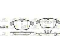 Brake pads Front Axle 21219.00 ROADHOUSE for PEUGEOT JAGUAR LAND ROVER CITROËN