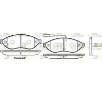 Brake pads Front Axle 21237.01 ROADHOUSE for FIAT PEUGEOT CITROËN