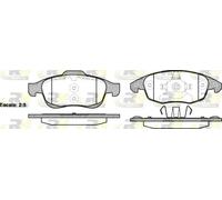 Brake pads Front Axle 21248.00 ROADHOUSE for CITROËN PEUGEOT DS