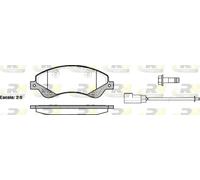 Brake pads Front Axle 21251.02 ROADHOUSE for FORD TRANSIT Bus TRANSIT Van