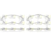 Brake pads Front Axle 21289.02 ROADHOUSE for HONDA CR-V III CR-V IV