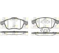 Brake pads Front Axle 21350.00 ROADHOUSE for RENAULT SCÉNIC III GRAND SCÉNIC III