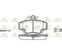 Brake pads Front Axle 2141.20 ROADHOUSE for DACIA RENAULT
