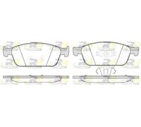 Brake pads Front Axle 21510.10 ROADHOUSE for FORD KUGA II TRANSIT CONNECT MPV