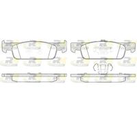 Brake pads Front Axle 21540.00 ROADHOUSE for DACIA RENAULT SMART