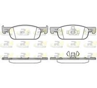 Brake pads Front Axle 21718.00 ROADHOUSE for DACIA RENAULT