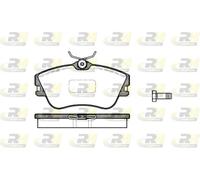 Brake pads Front Axle 2480.00 ROADHOUSE for VW TRANSPORTER / CARAVELLE Mk IV Bus