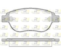 Brake pads Front Axle 2841.00 ROADHOUSE for FIAT CITROËN PEUGEOT
